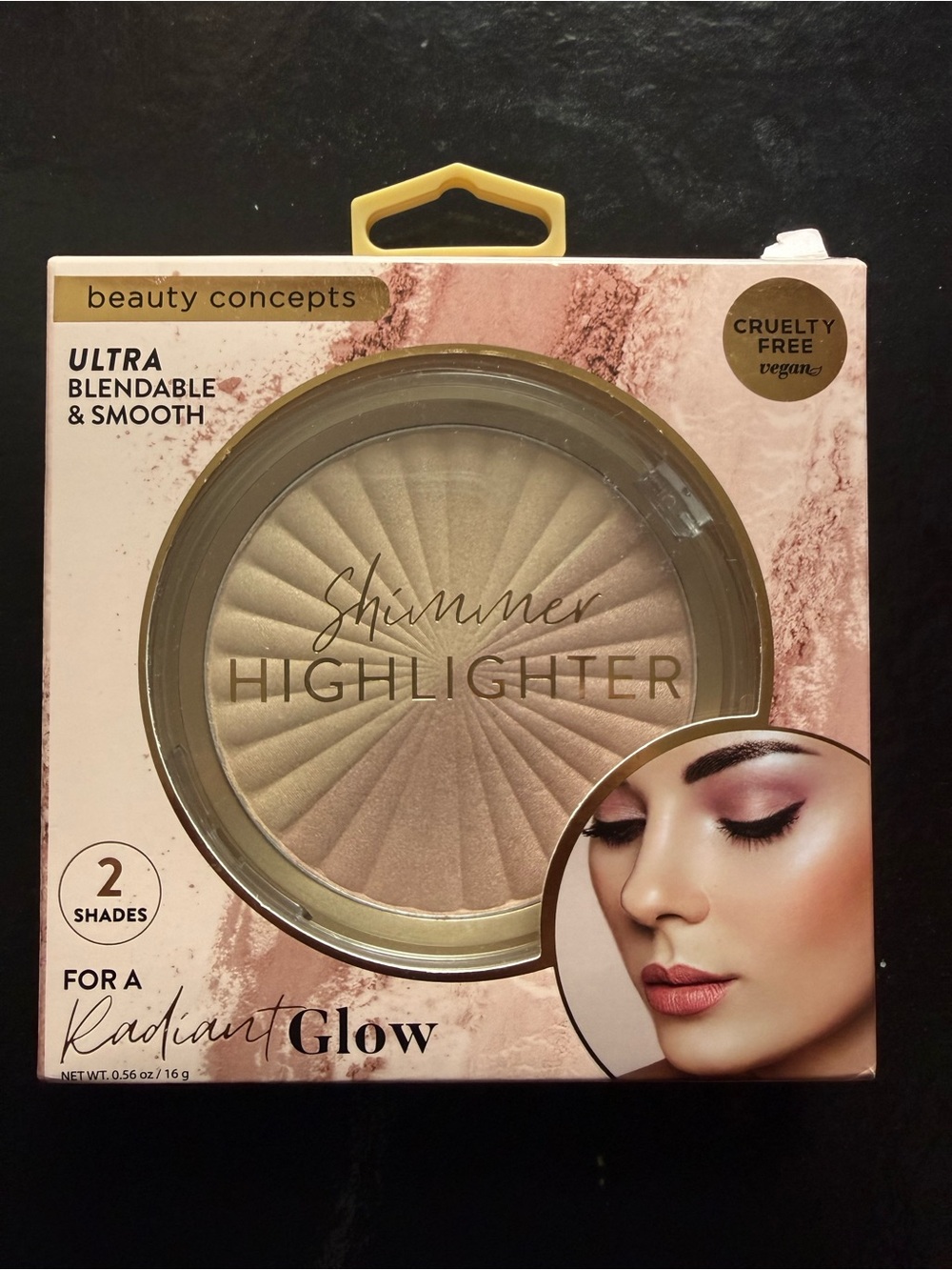 beauty concepts Shimmer Highlighter 2 Shades for a Radiant Glow Ultra Blendable